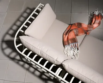 Collier Sofamodul - Pearl white-teddy beige, Mittelteil - Brafab