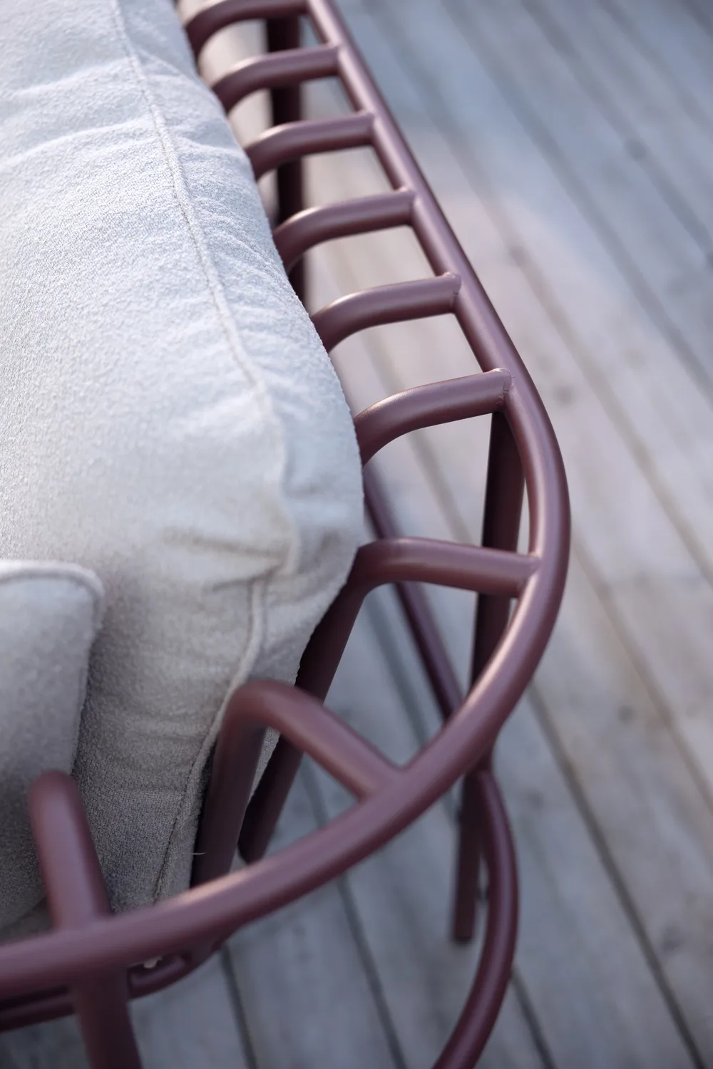 Collier Sofamodul, Zin red-teddy beige, Ecke Brafab