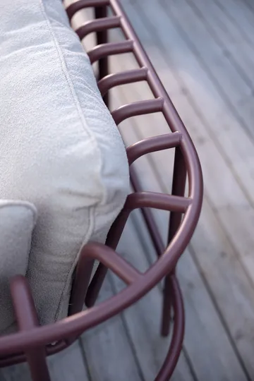 Collier Sofamodul - Zin red-teddy beige, Ecke - Brafab