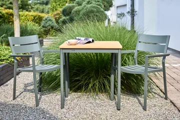 Delia Armlehnstuhl - Nordic green - Brafab