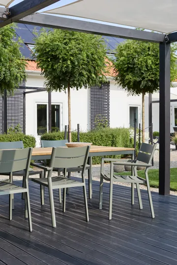 Delia Armlehnstuhl - Nordic green - Brafab