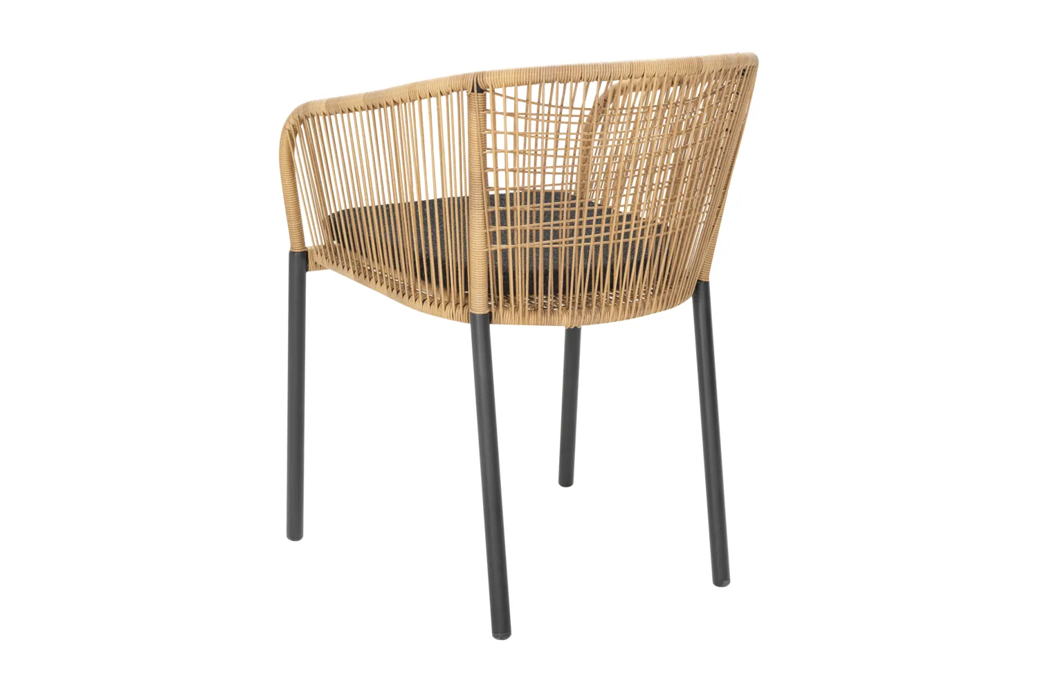 Delta Armlehnstuhl, Antracit-natur Brafab