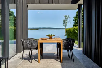 Delta Armlehnstuhl - Schwarz - Brafab