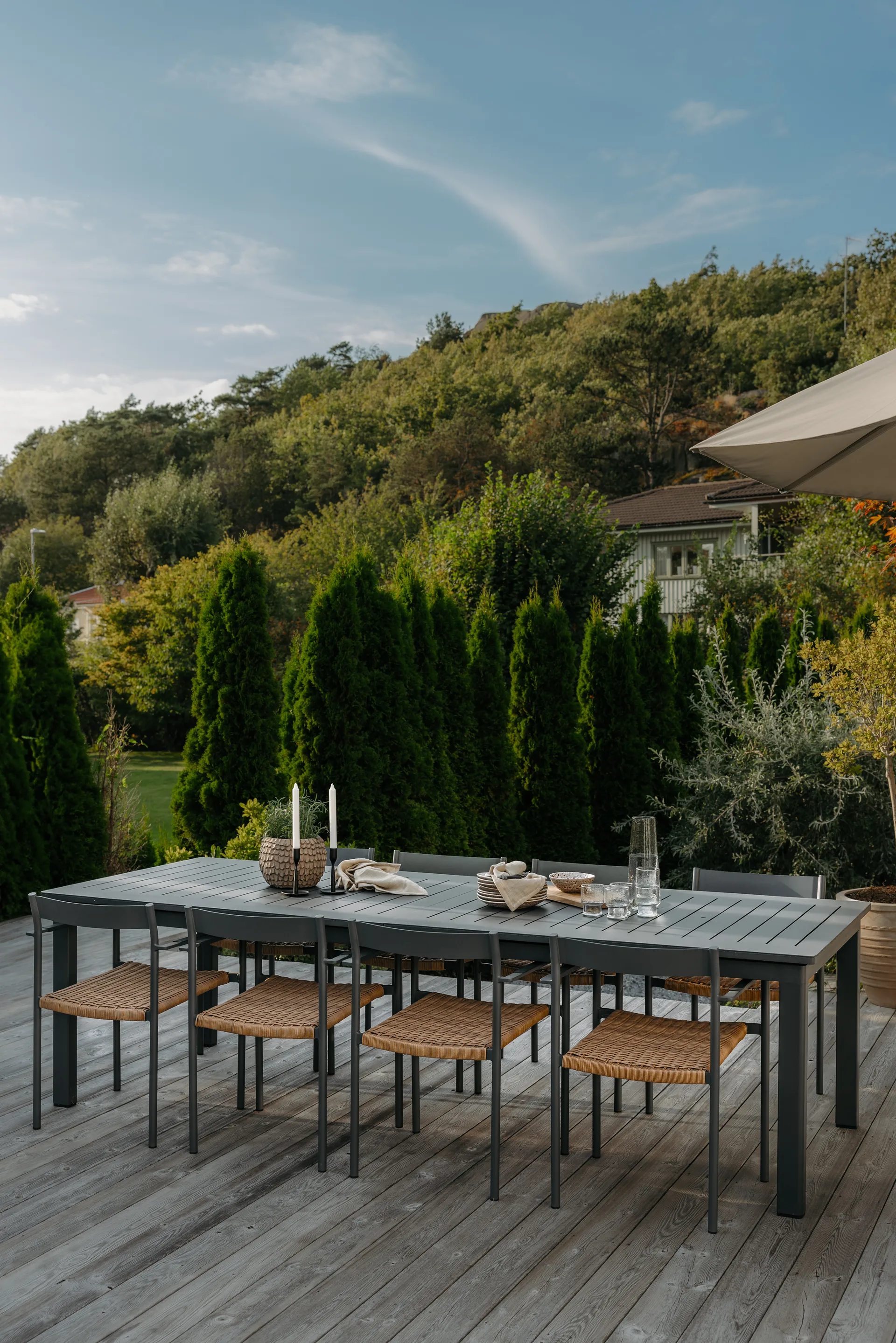 DK Armlehnstuhl, Anthracite Brafab