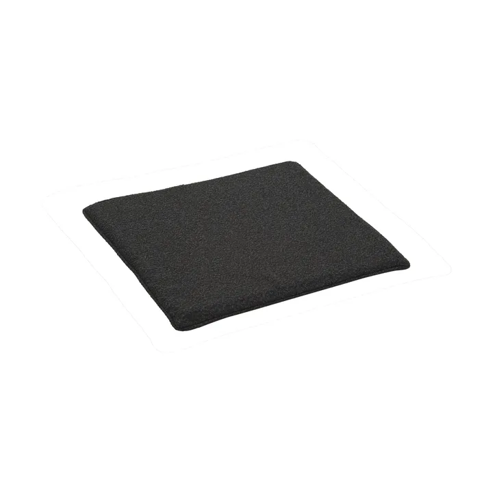 Frisk Sitzkissen - Teddy black, 37x37 cm - Brafab