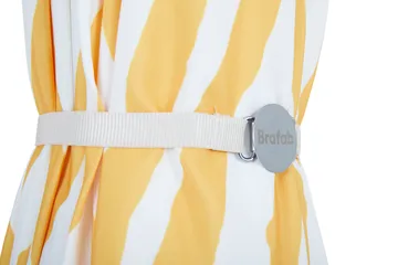 Gatsby Sonnenschirm - Yellow stripe, Ø256 cm - Brafab