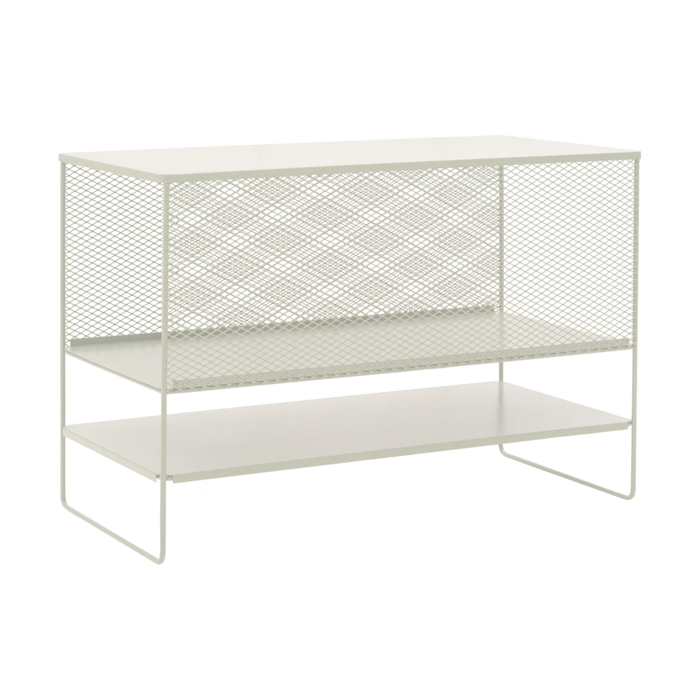 Haru Außenküche Unterschrank mit Regalen 120x90x60 cm, Pearl white Brafab