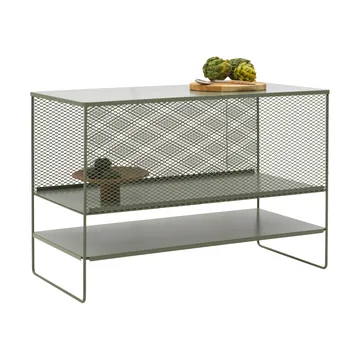 Haru Außenküche Unterschrank mit Regalen 120x90x60 cm - Slate grey - Brafab