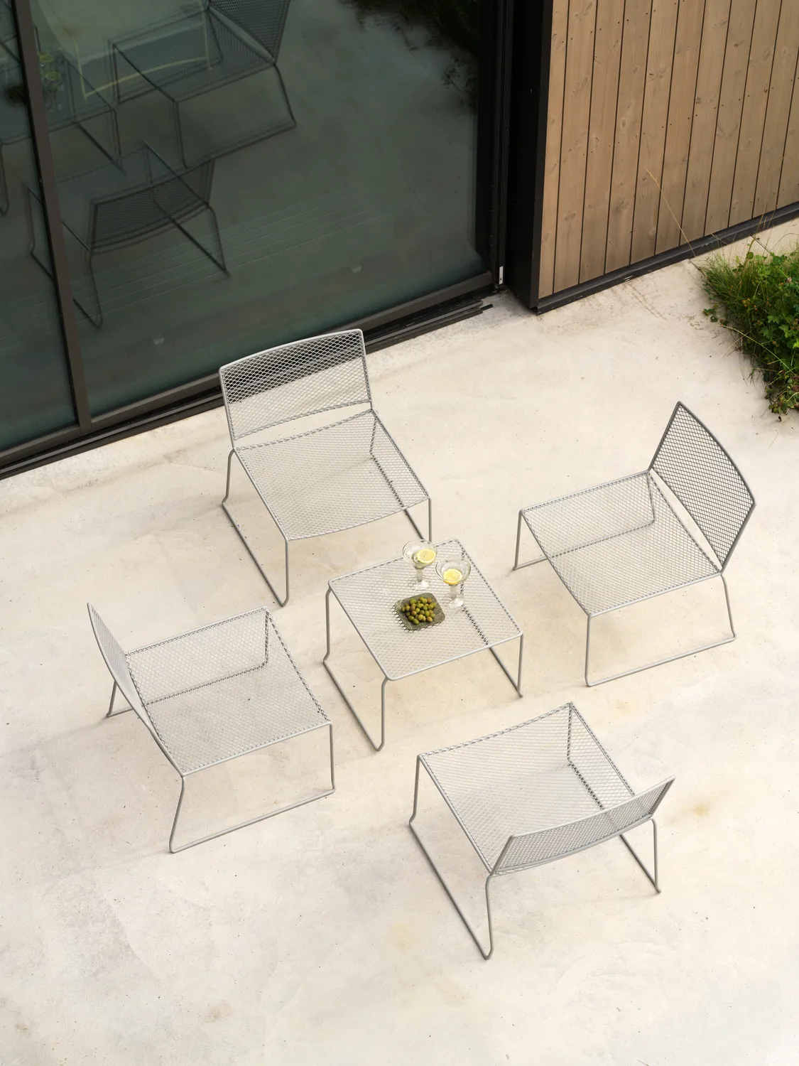 Haru Beistelltisch, Slate grey, 54x54 cm Brafab