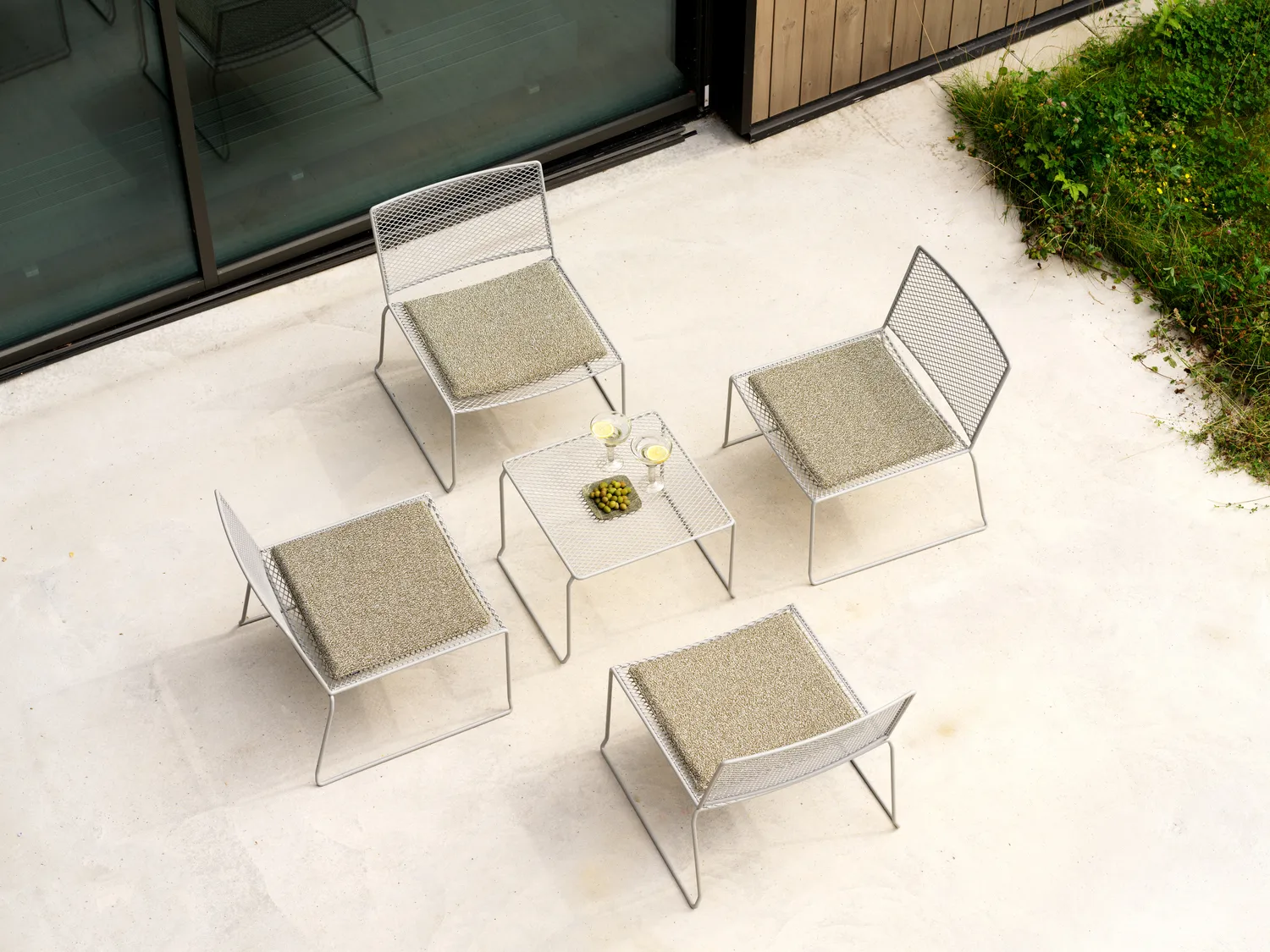 Haru Beistelltisch, Slate grey, 54x54 cm Brafab