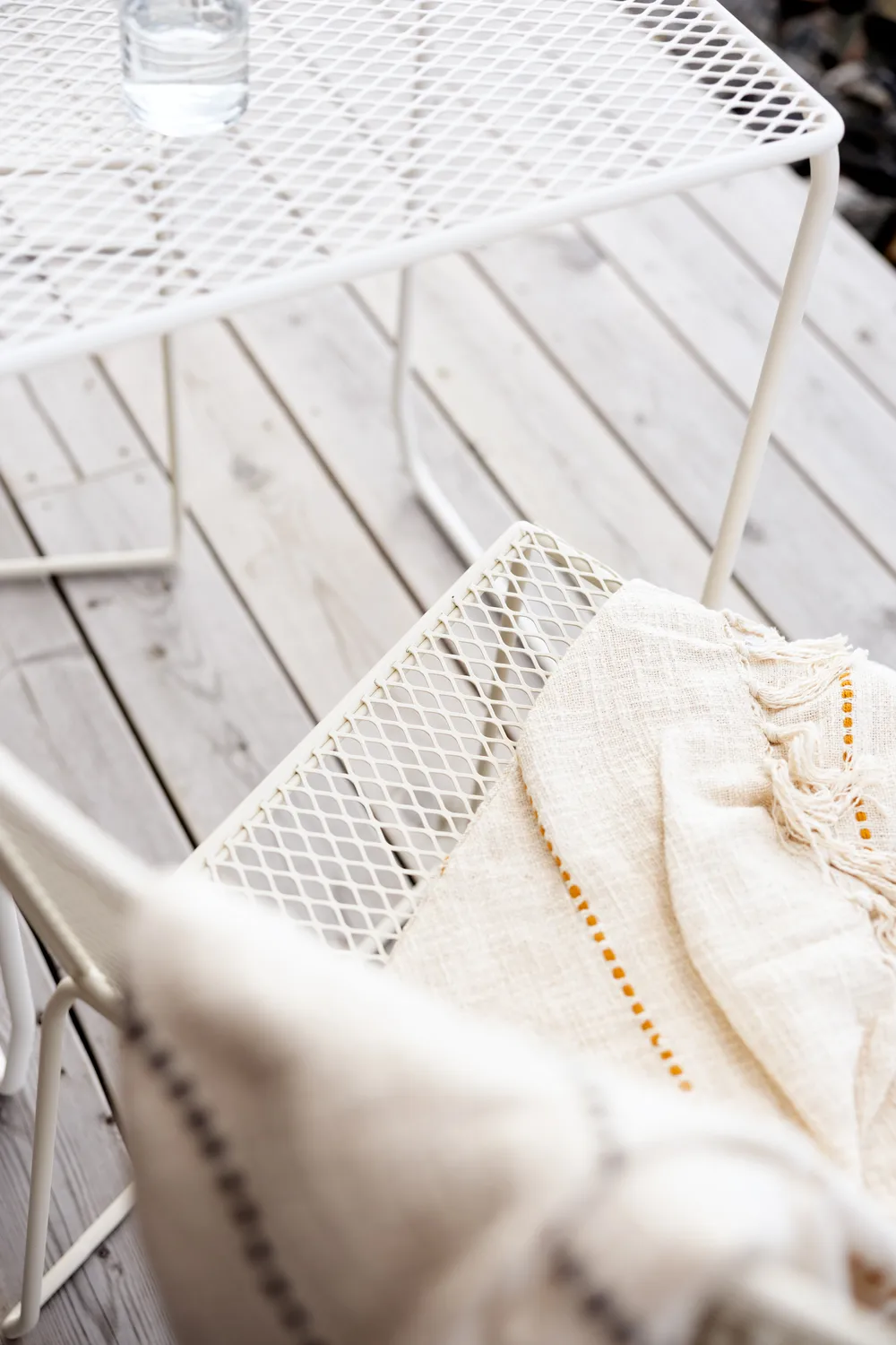 Haru Esszimmerstuhl, Pearl white Brafab