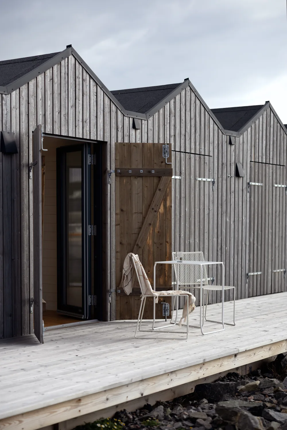 Haru Esszimmerstuhl, Pearl white Brafab