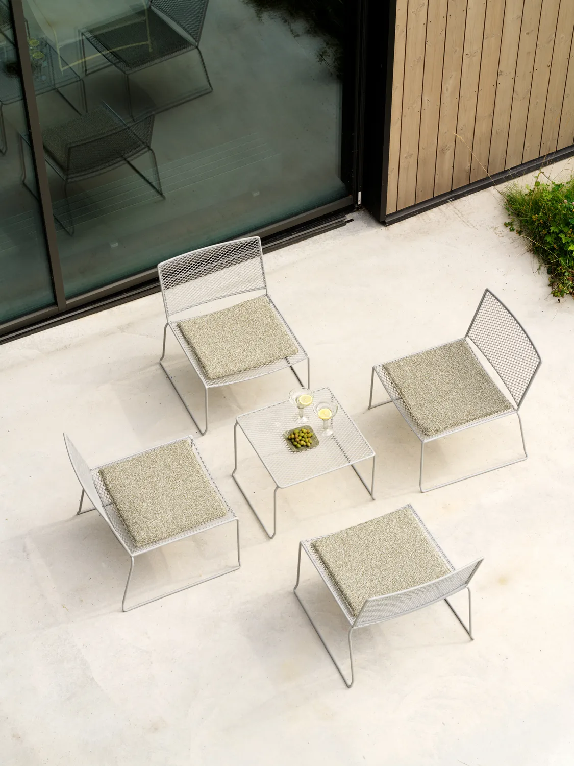 Haru Lounge-Sessel, Slate grey Brafab