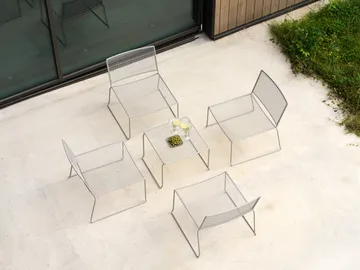 Haru Lounge-Sessel - Slate grey - Brafab