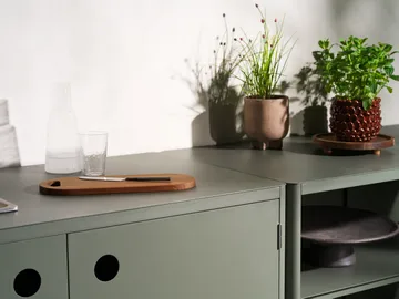 Kelia Outdoor-Küchen-Unterschrank mit Spüle - Anthrazit, 121x90x64 cm - Brafab