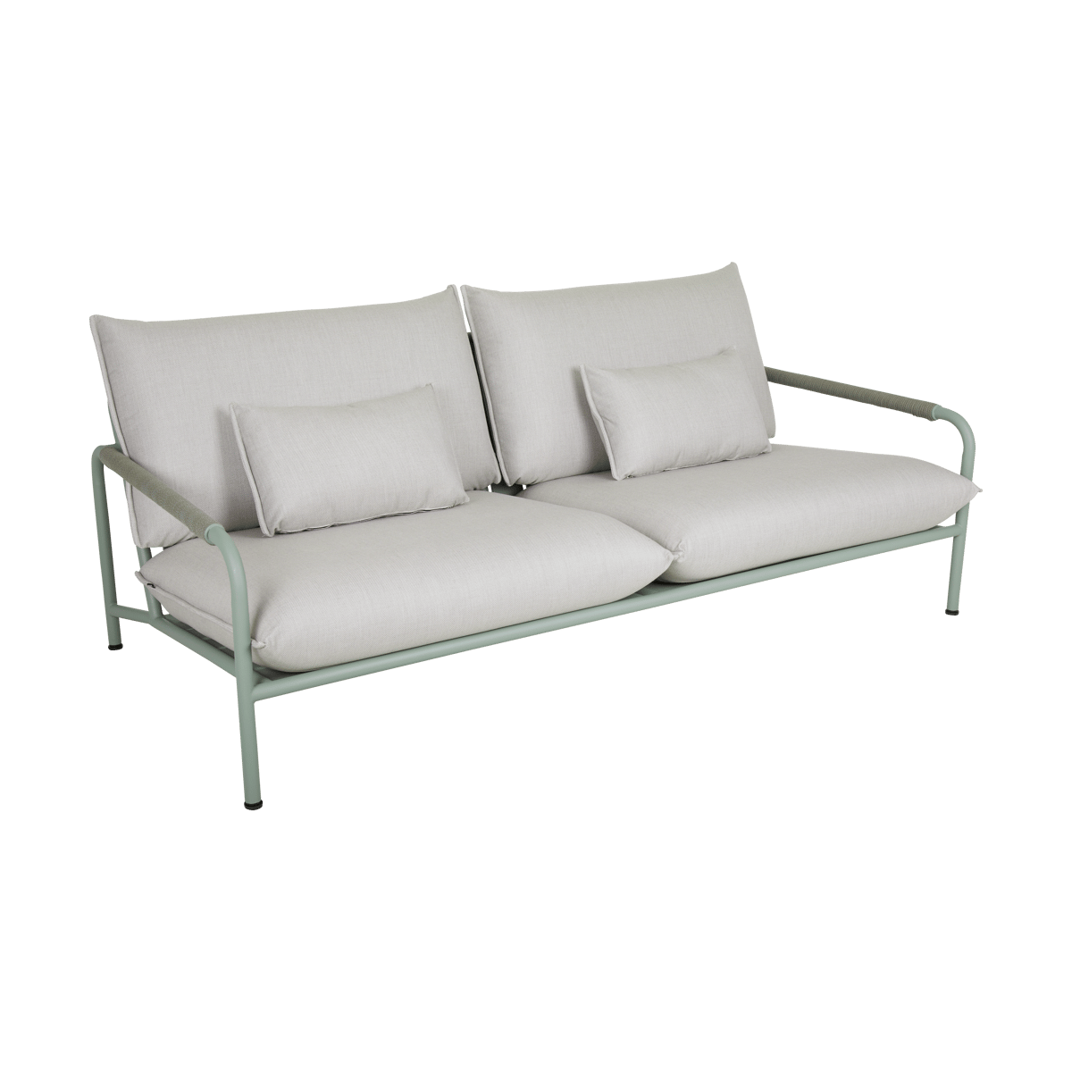 Brafab Lerberget 2,5-Sitzer Sofa Grün-Asche