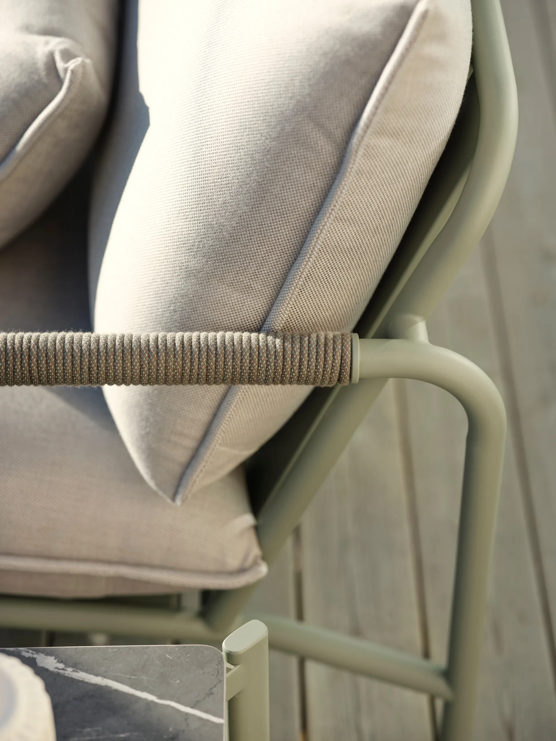 Lerberget 2,5-Sitzer Sofa, Grün-Asche Brafab