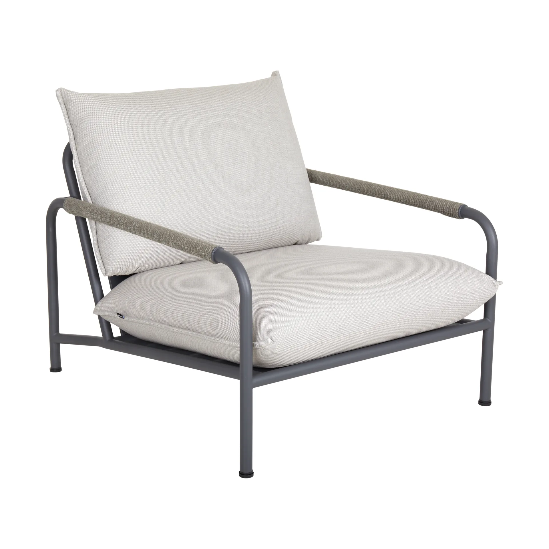Lerberget Loungesessel, Anthracite-Asche Brafab