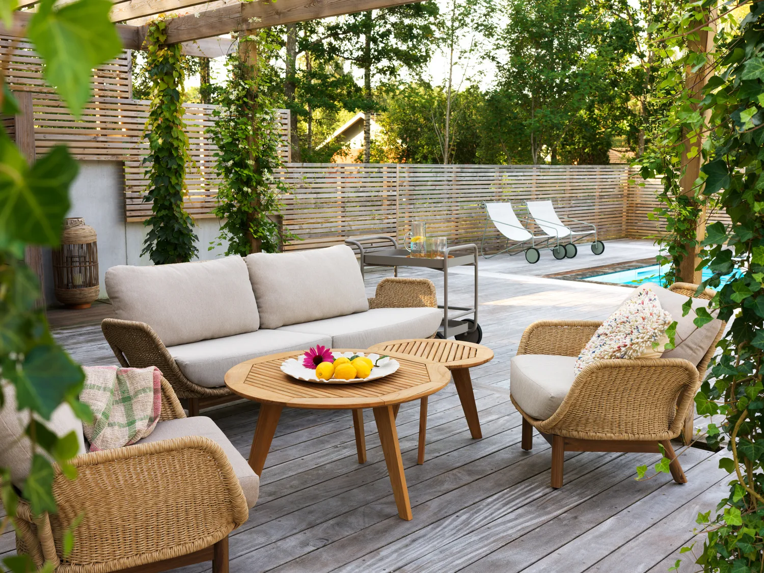 Lily Sessel, Twist straw-plush wheat Brafab