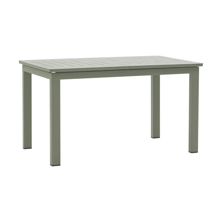 Lomma Esstisch - Dusty green, 128-187x80x73 cm - Brafab