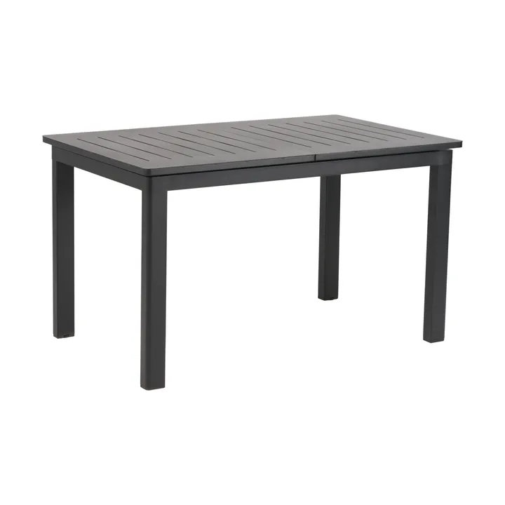 Lomma Esstisch - Schwarz, 128-187x80x73 cm - Brafab
