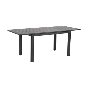 Lomma Esstisch - Schwarz, 128-187x80x73 cm - Brafab
