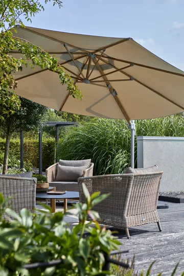 Luzzi Ampelschirm - Khaki - Brafab