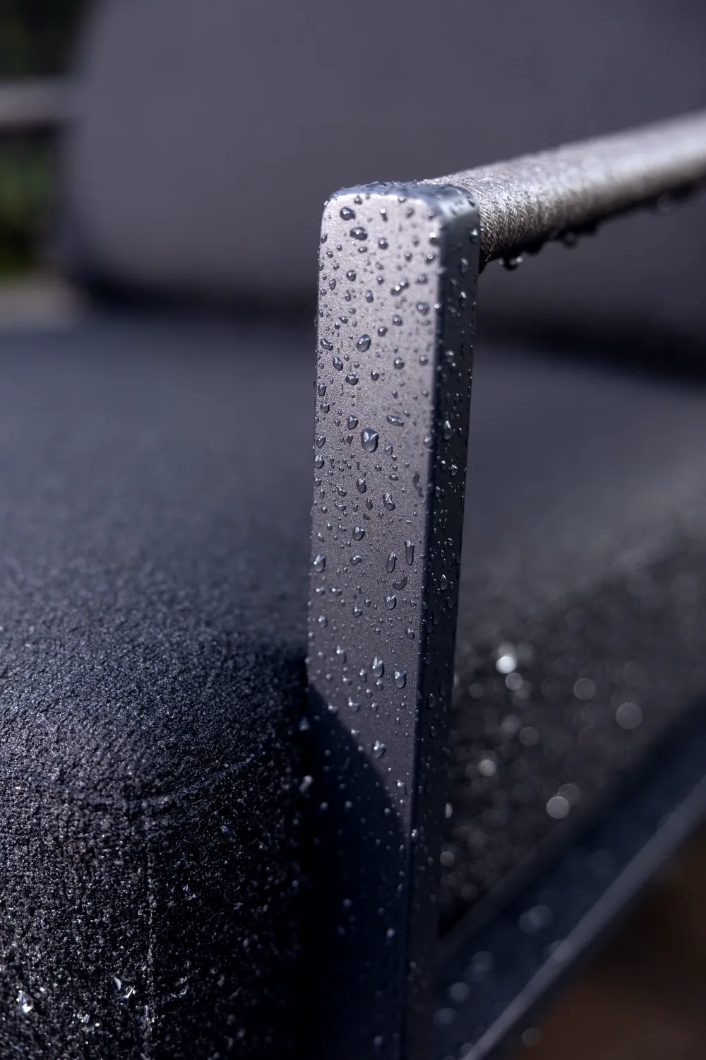 Lyra Sessel, Schwarz-teddy black Brafab