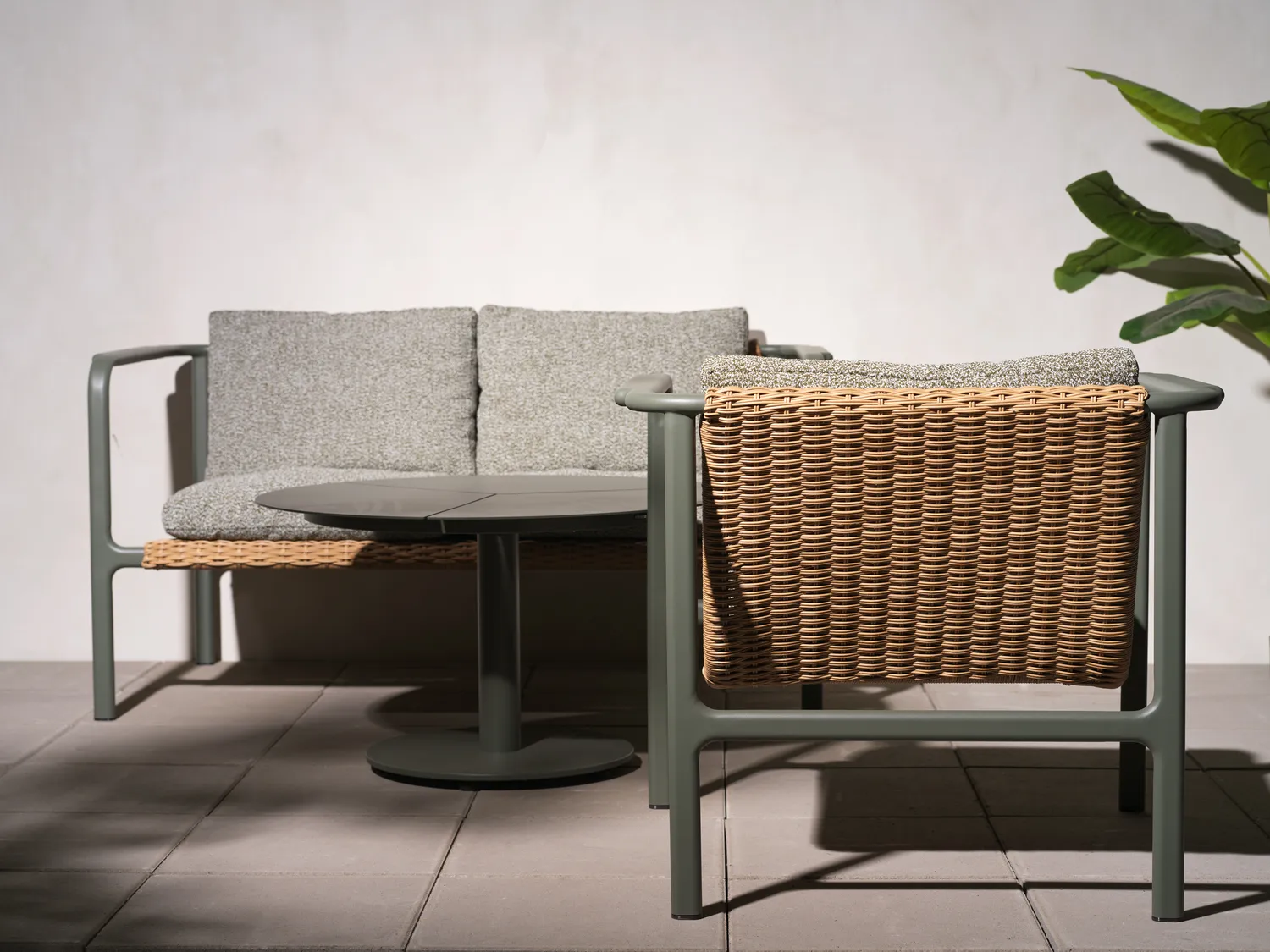 Motty Sessel, Nordic green-teddy verde Brafab