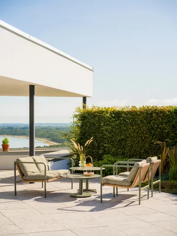 Motty Sofa - Nordic green-teddy verde, 2-sitzig - Brafab