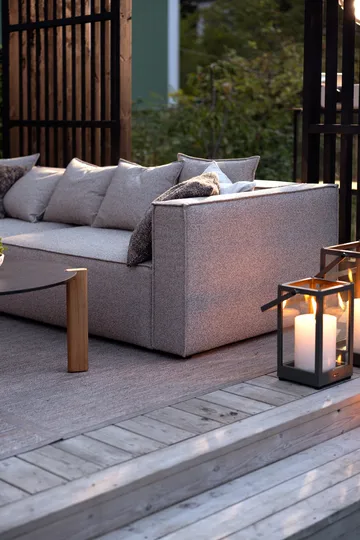 Muki Sofamodul - Light taupe, Abschluss links - Brafab