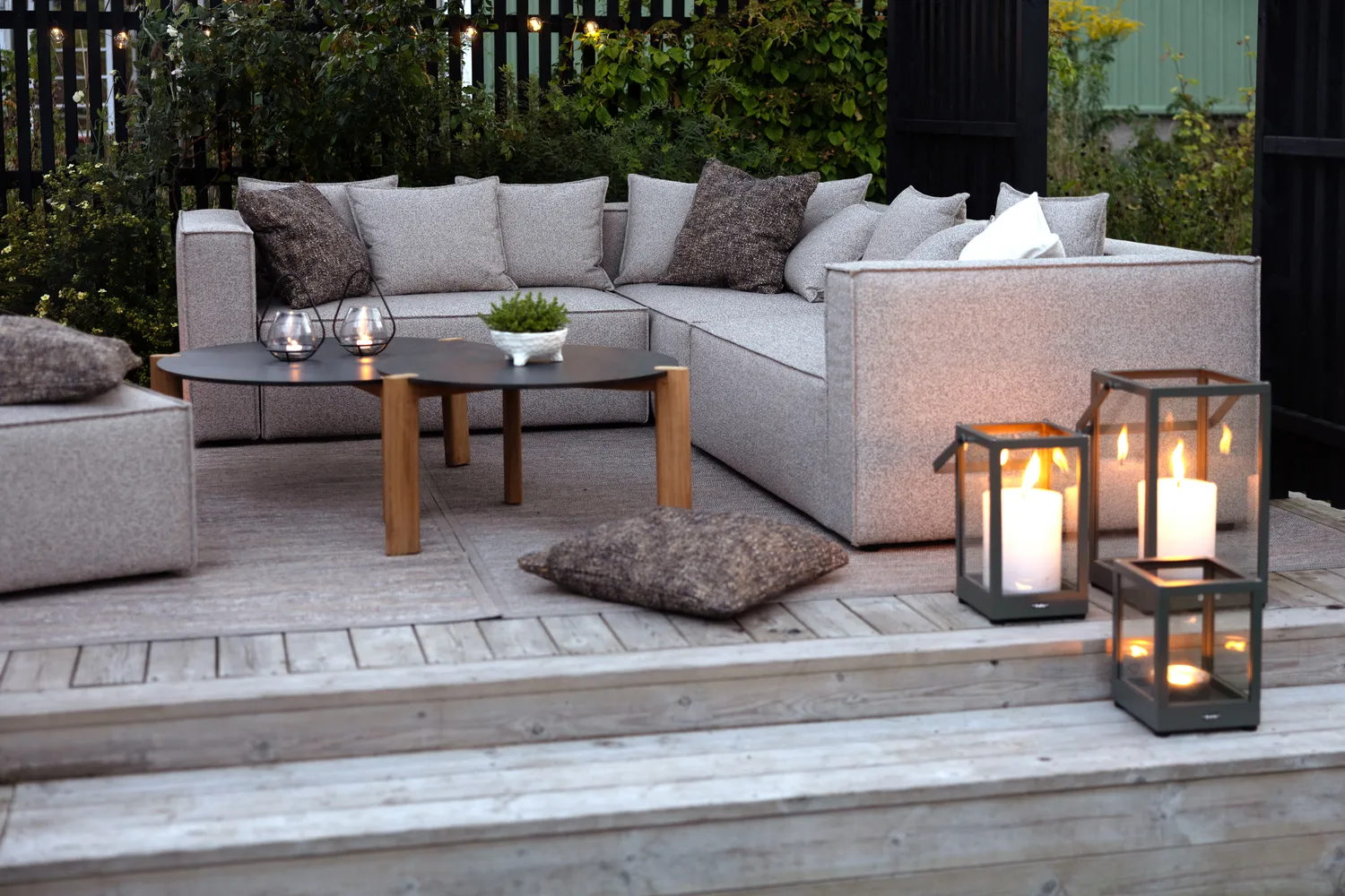 Muki Sofamodul, Light taupe, Abschluss rechts Brafab