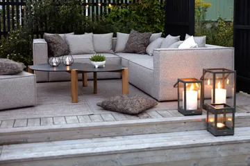 Muki Sofamodul - Light taupe, Abschluss rechts - Brafab