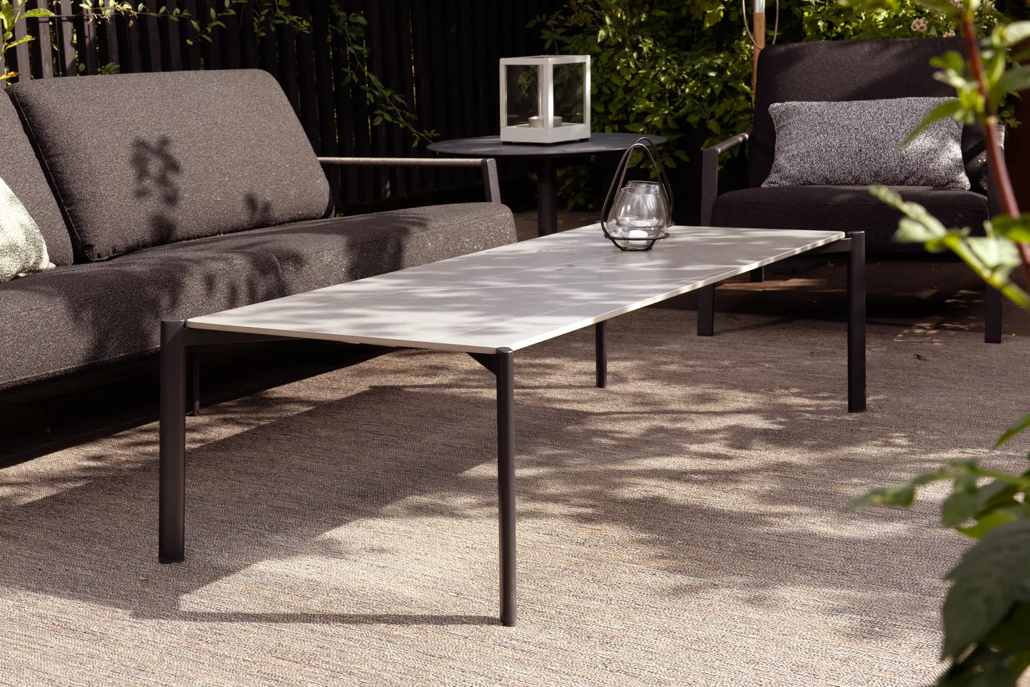 Naos Sofa, Schwarz-teddy black, 2,5-Sitzer Brafab