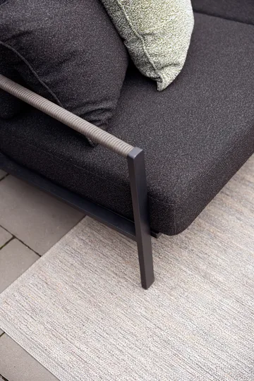 Naos Sofa - Schwarz-teddy black, 2,5-Sitzer - Brafab