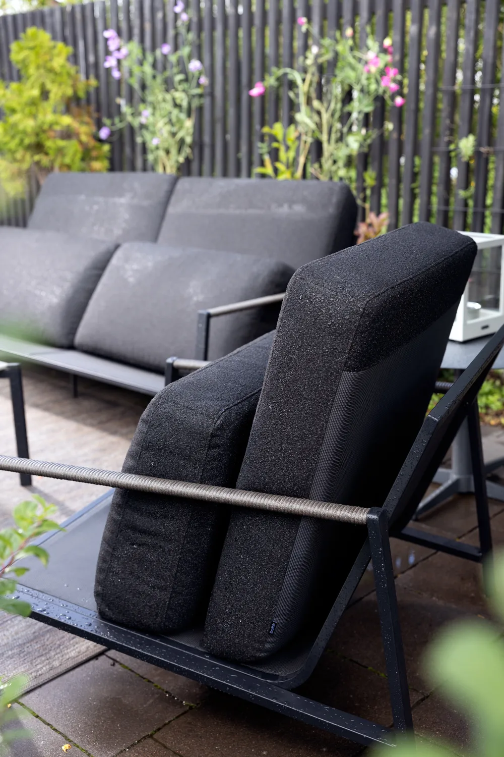 Naos Sofa, Schwarz-teddy black, 2,5-Sitzer Brafab