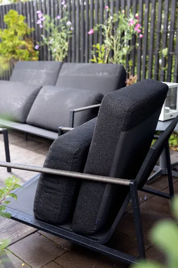 Naos Sofa - Schwarz-teddy black, 2,5-Sitzer - Brafab