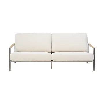 Naos Sofa - Stainless steel-dot beige, 2,5-Sitzer - Brafab