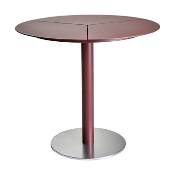 Peace Bistro Café-Tisch Ø80 cm Zin red - Brafab