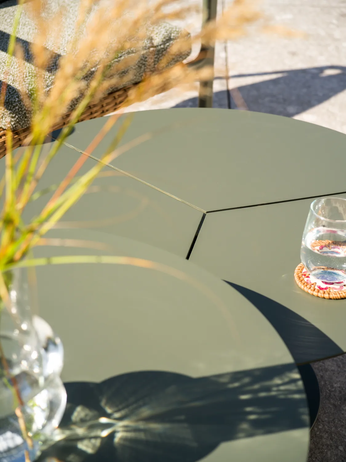 Peace Couchtisch, Nordic green, Ø80x46 cm Brafab