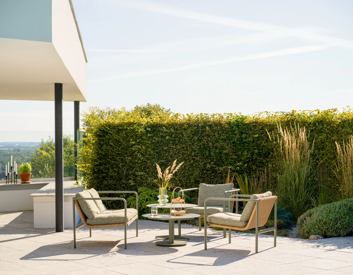 Peace Couchtisch, Nordic green, Ø80x46 cm Brafab