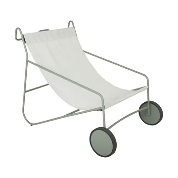 Poul Chair Lounge-Sessel - Dusty green-vit - Brafab