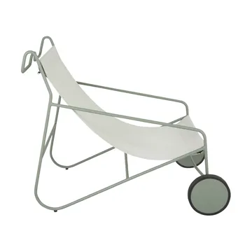 Poul Chair Lounge-Sessel - Dusty green-vit - Brafab