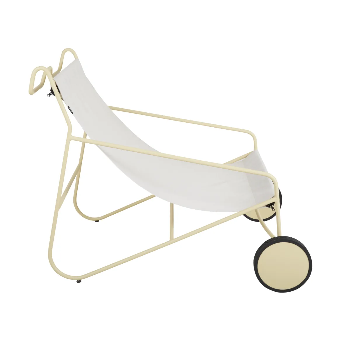 Poul Chair Loungefauteuil, Lemon-off white Brafab