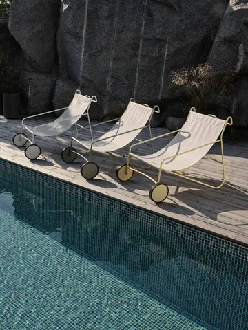 Poul Chair Loungefauteuil - Lemon-off white - Brafab