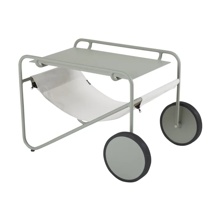 Poul Table Beistelltisch - Dusty green-off white, 72x44 cm - Brafab