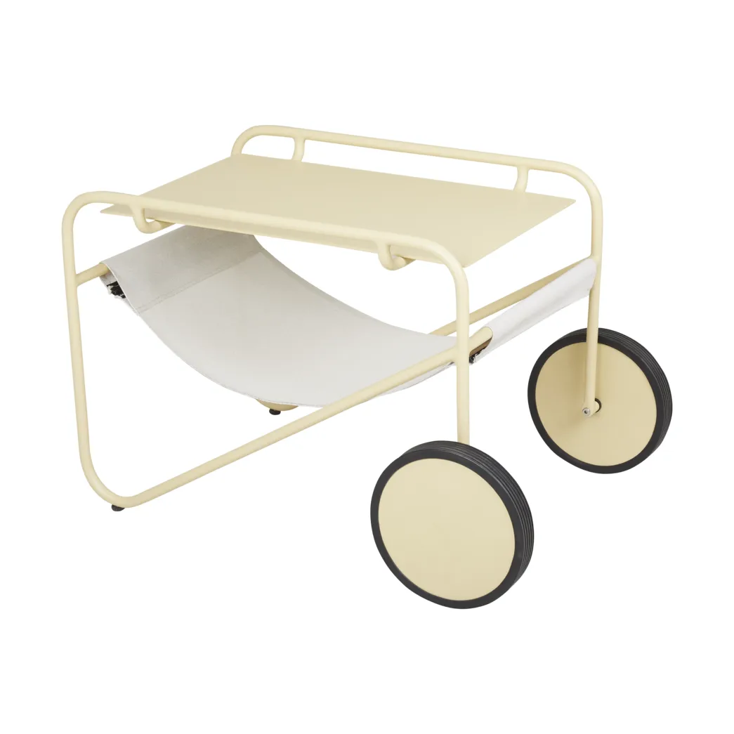 Poul Table Beistelltisch, Lemon-off white, 72x44 cm Brafab