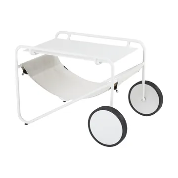 Poul Table Beistelltisch - White-off white, 72x44 cm - Brafab