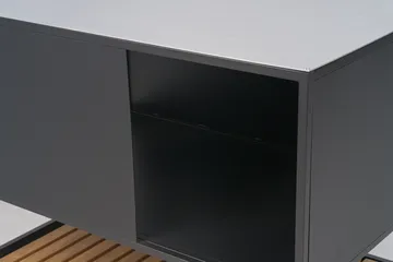 Prep Außenküche Unterschrank 110x90x70 cm - Schwarz - Brafab