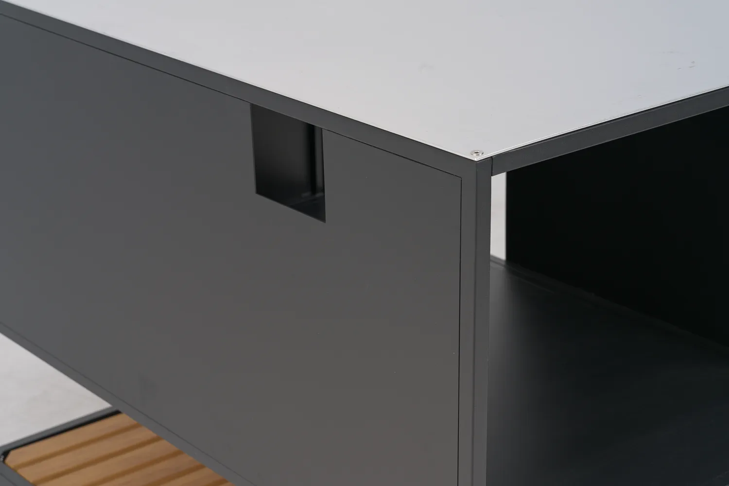 Prep Außenküche Unterschrank 110x90x70 cm, Schwarz Brafab